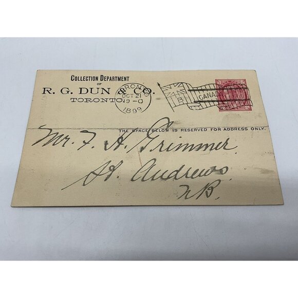 United States And Germany Antique Postal Cards Canceled And Used, Lot of 6 AS-IS - Picture 9 of 16